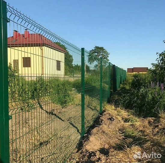 Сетка для забора 3d