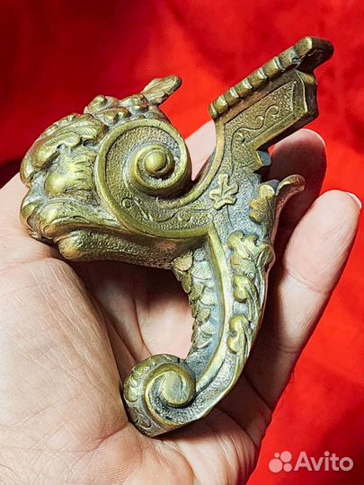 Старинная бронза. Лев. 19в