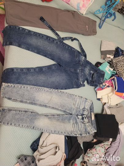 Вещи пакетом на девочку 134 140