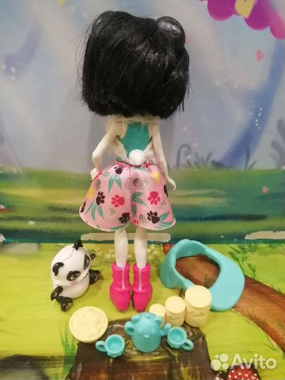 Панда с питомцем, enchantimals