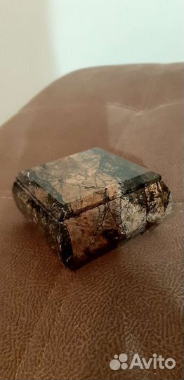 Шкатулка из змеевика Зеркальце Пепельница