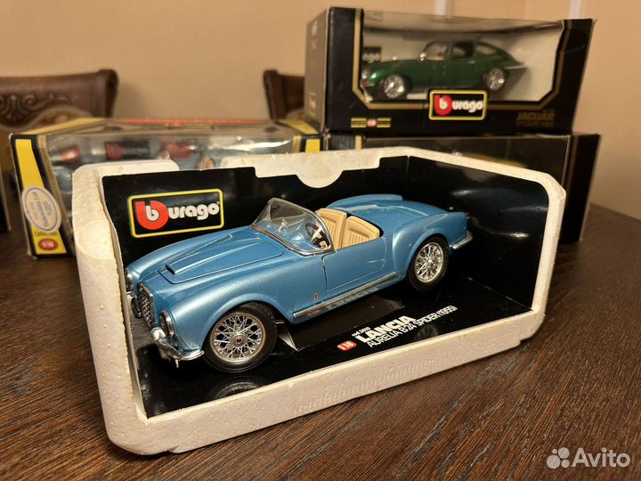 1:18 Bburgo Italy: Mercedes 300SL, Jaguar E-type