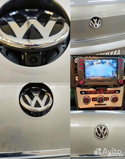 Моторизованная камера в значок Volkswagen