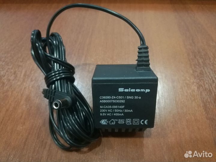 Блоки питания 6.5V DC / 9V AC, AC - 9.5V, 14V, 24V
