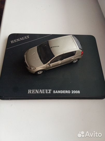 Модель Renault Sandero 2008.М 1:43. Дилер