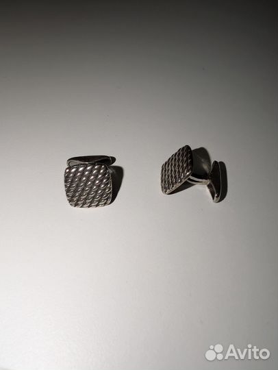 Серебряные запонки Sunlight