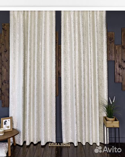 Шторы мрамор Версаль молочный новые пошив