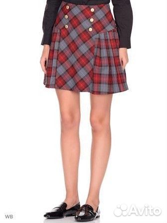 Юбка в клетку