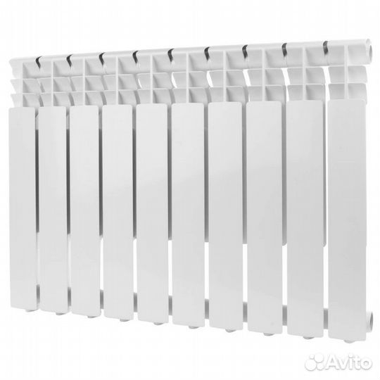 Алюминиевый радиатор Rommer Optima 500, 10 секций