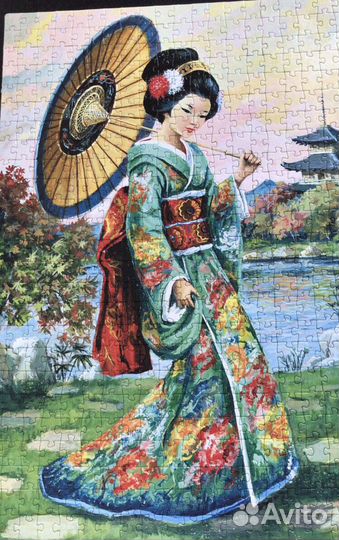 Мозаика пазлы пазл «puzzle» 560 “Японка”