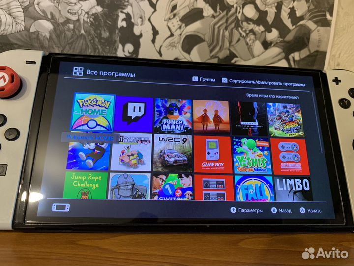 Nintendo switch oled с играми