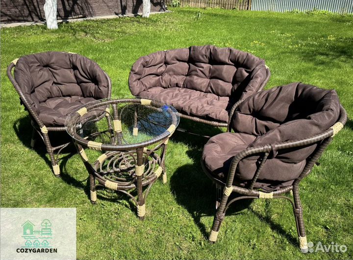 Садовая мебель из ротанга