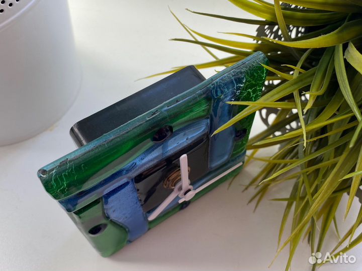 Часы настольные муранское стекло италия