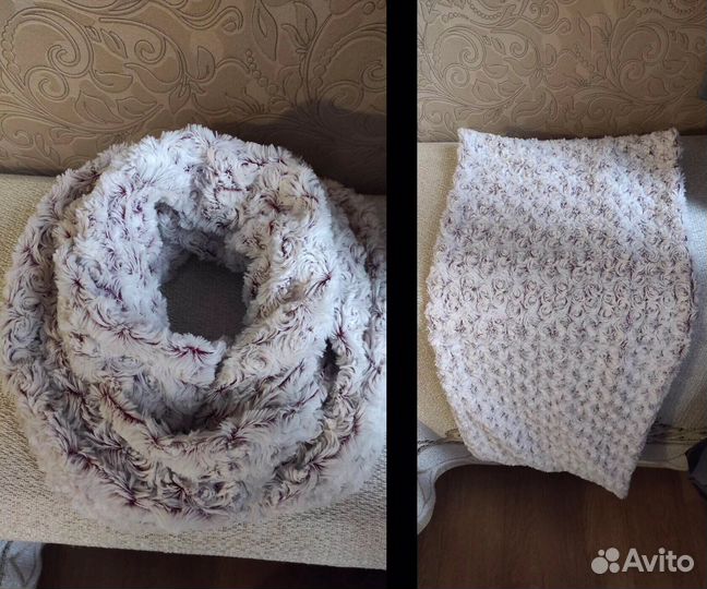 Снуд меховой Розы