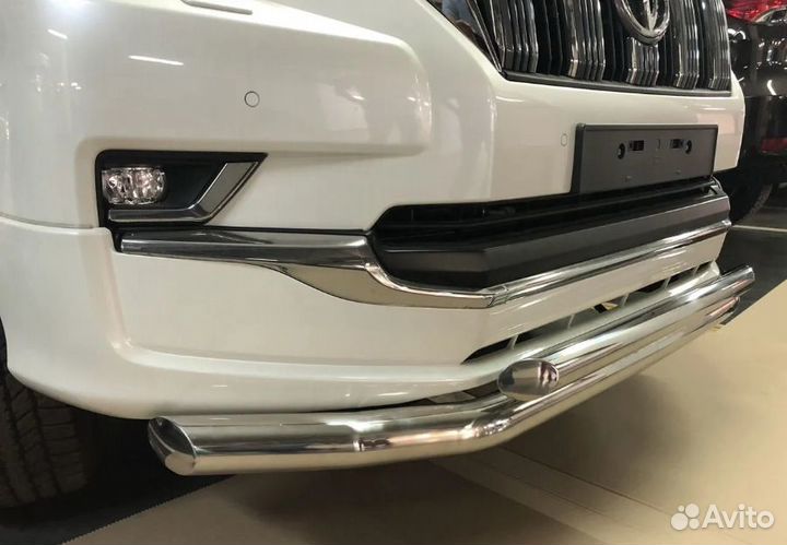 Дуги переднего и заднего бампера Toyota LC Prado