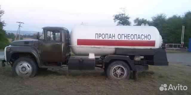 Заправка газгольдера сжиженным газом