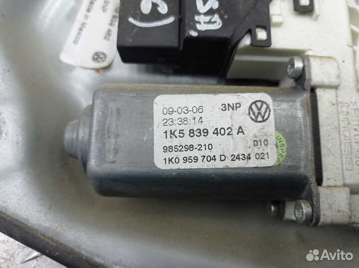 Стеклоподъемник задний правый Volkswagen Jetta 5 1K5839402A