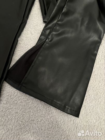 Кожаные брюки hm 38