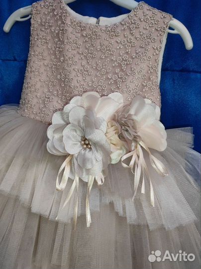 Платье праздничное для девочки р. 92 98