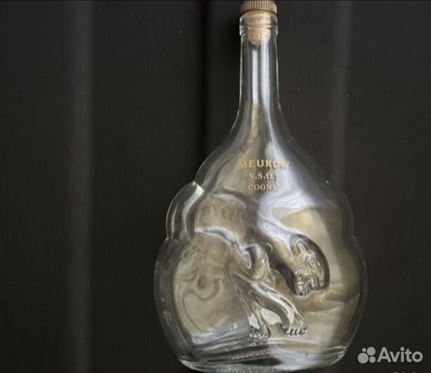 Коллекционная пустая бутылка Meukow 1л
