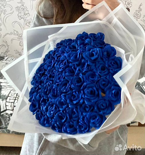 Букет из атласных лент