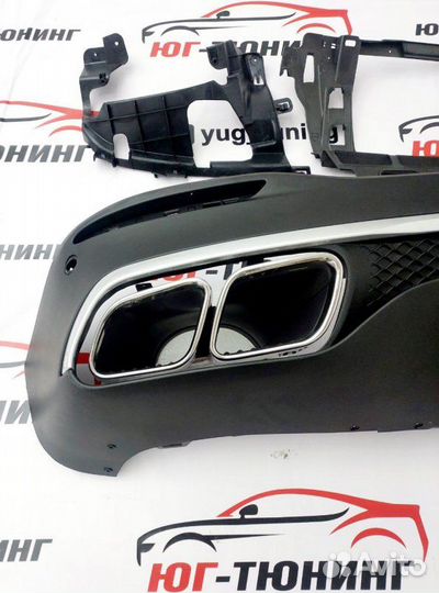 Диффузор GLE-class V167 63 AMG хром + насадки