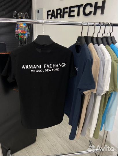 Футболка мужская Armani Exchange (премиум)