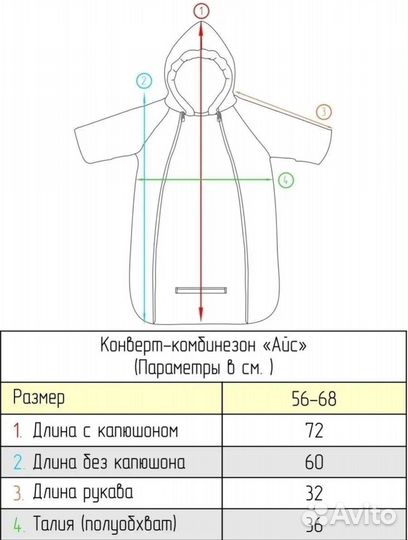 Комбинезон для новорожденных зимний на выписку