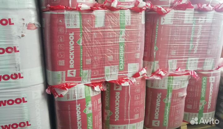 Минеральная вата Rockwool скандик 50