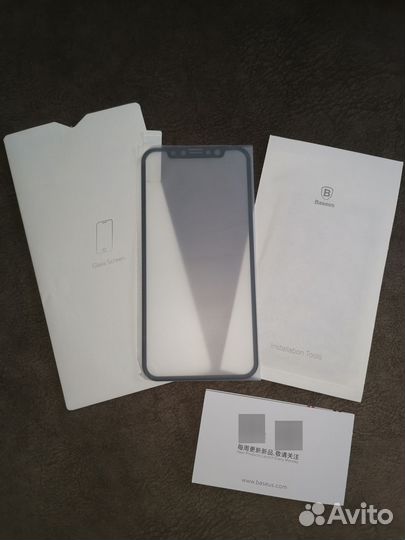 Защитное стекло Baseus для iPhone X