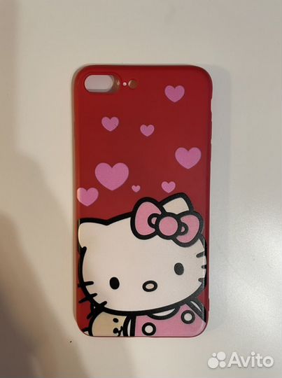 Чехлы на айфон iPhone 7+ 8+ Hello Kitty