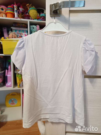 Блузка школьная с коротким рукавом