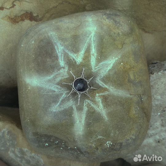 Кулон «stella» с натуральным камнем