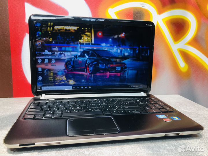Hp pavilion dv6/ core i7/ 6490M/ ram 4gb/ ssd