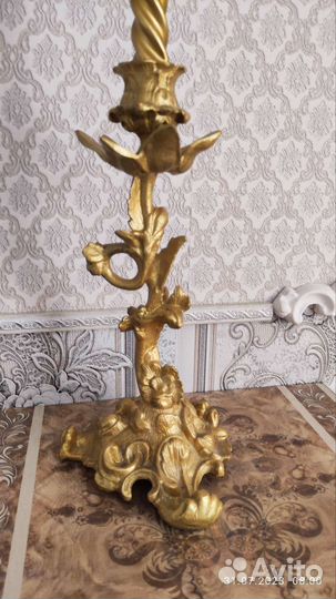 Подсвечник чугун СССР 84 год касли