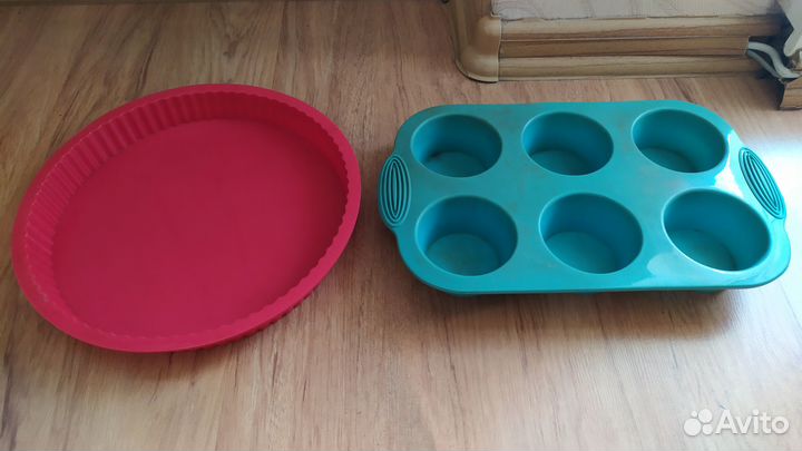 Форма силиконовая для выпечки 2 шт