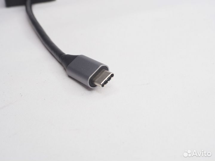 Usb type c hub Lention для macbook картридер hdmi