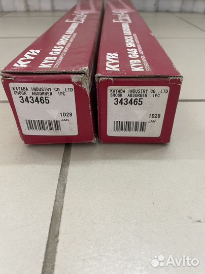 Амортизатор задний KYB 343465 для nissan tiida