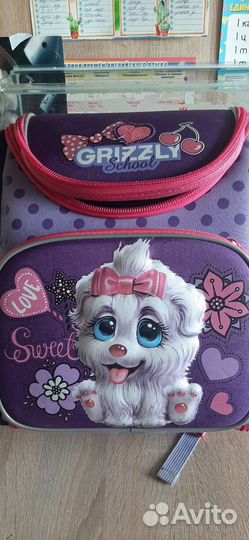 Рюкзак школьный для девочки grizzly