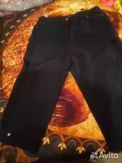 Бриджи женские на межсезонье, размер 56-58,Корея