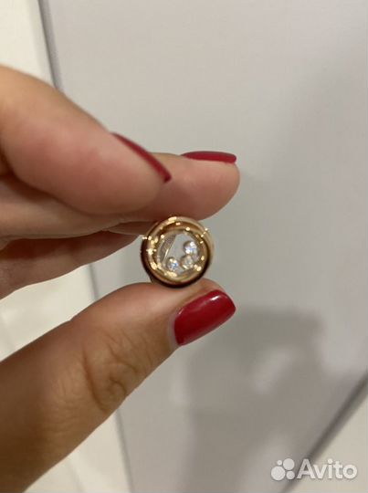 Золотое кольцо Chopard
