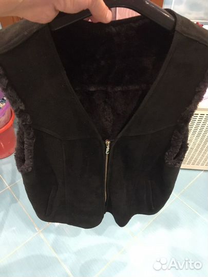 Жилетка дубленка мужская