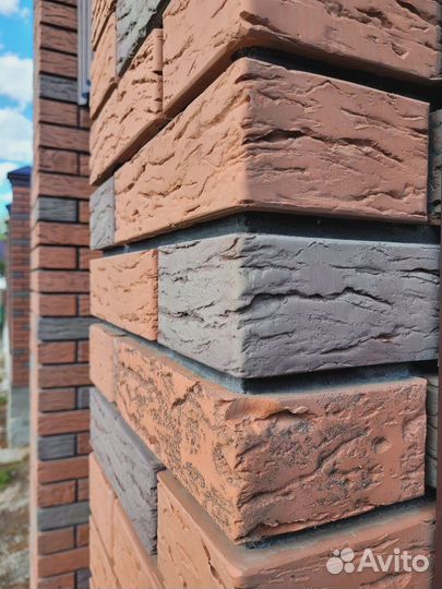 Облицовочный фасадный керамический кирпич Kerma