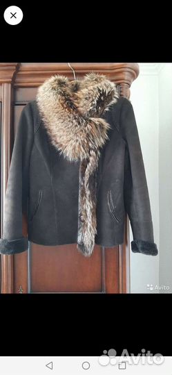 Дубленка женская 48