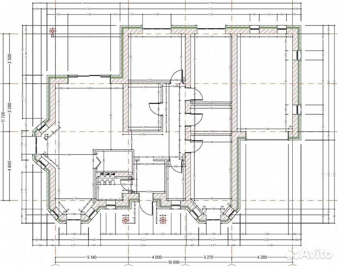 Проект одноэтажного дома