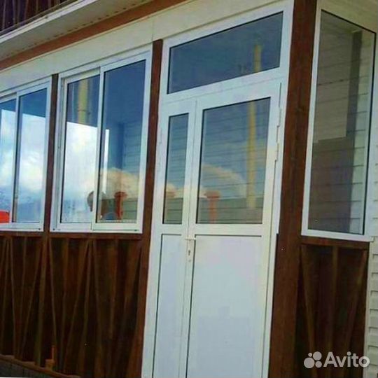 Пластиковые окна. остекление домов