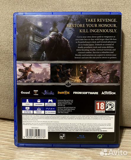 Sekiro Shadow Die Twice goty Edition для ps4