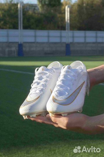 Бутсы Nike Mercurial Air Zoom white