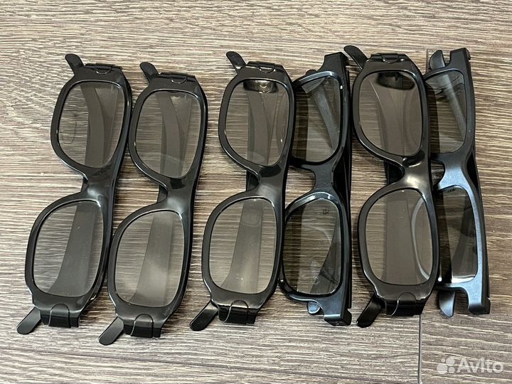 3d очки для телевизора и кинотеатра 6шт