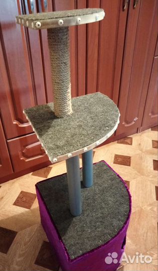 Домик для кошки с кохтеточкой